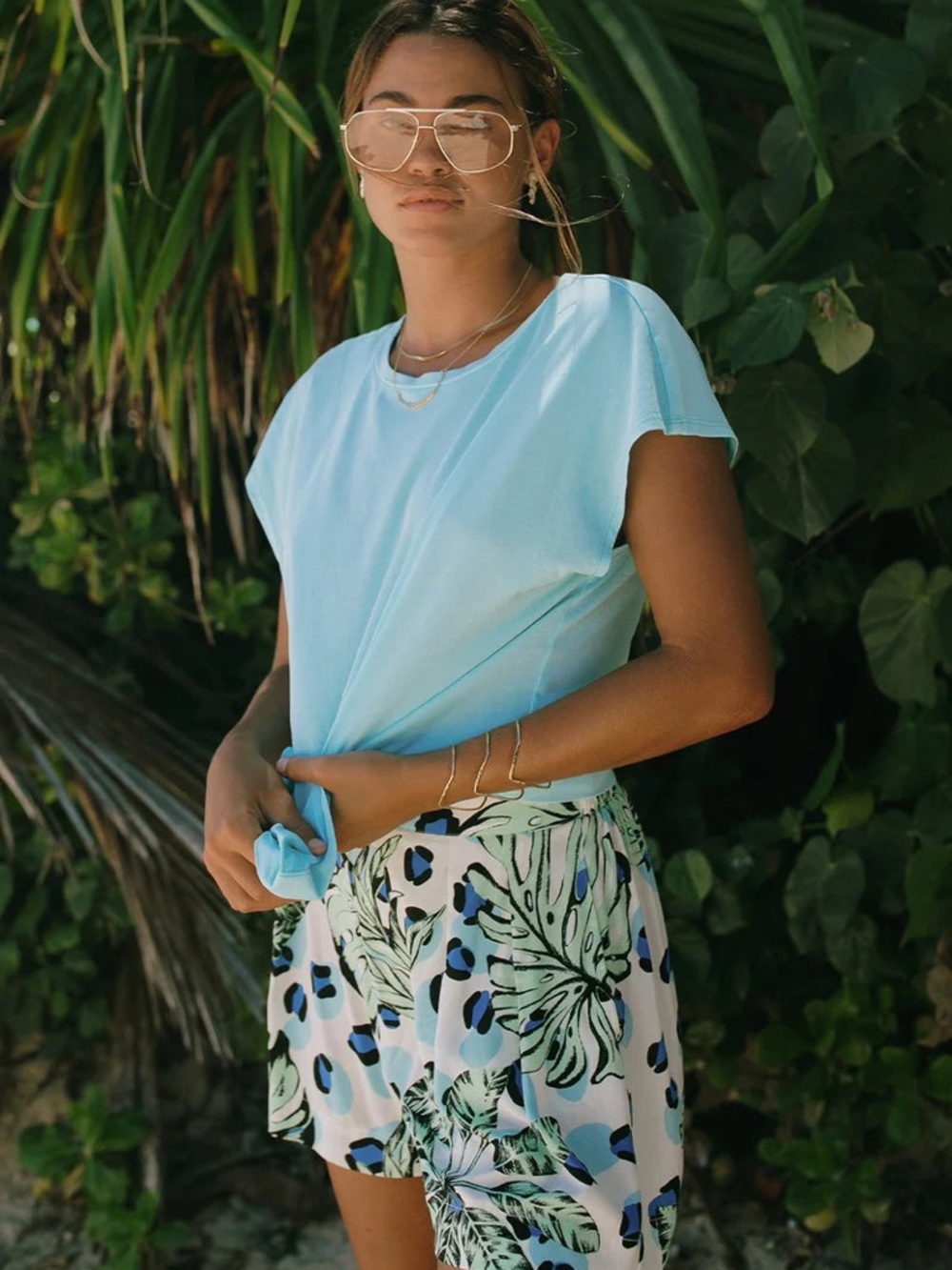 78. 14-16”W XIX Palms Tribal Shorts